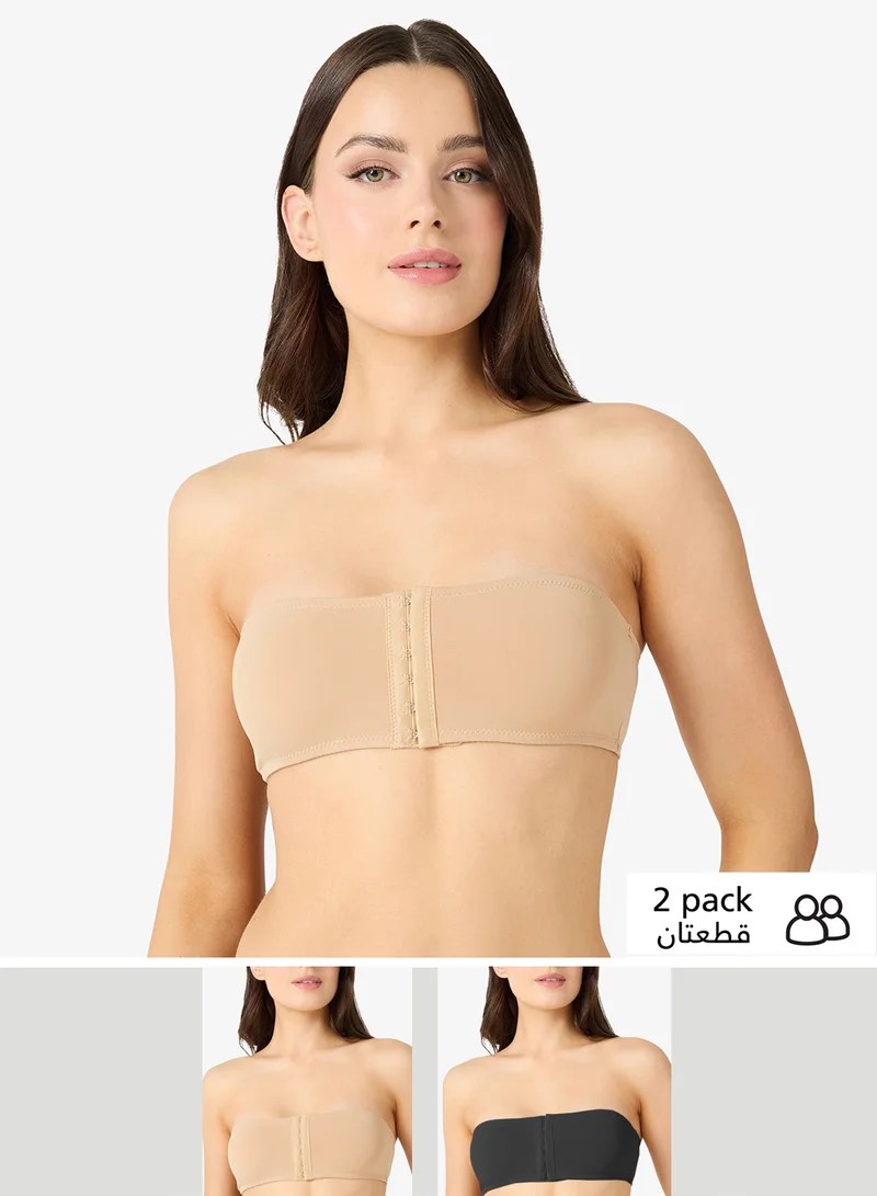 Ginger 2PC Seamless Non Wired Padded Front Closure Bra